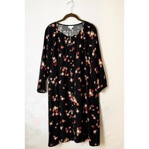 Princess Highway Black floral dress 10 Maxi short sleeve
